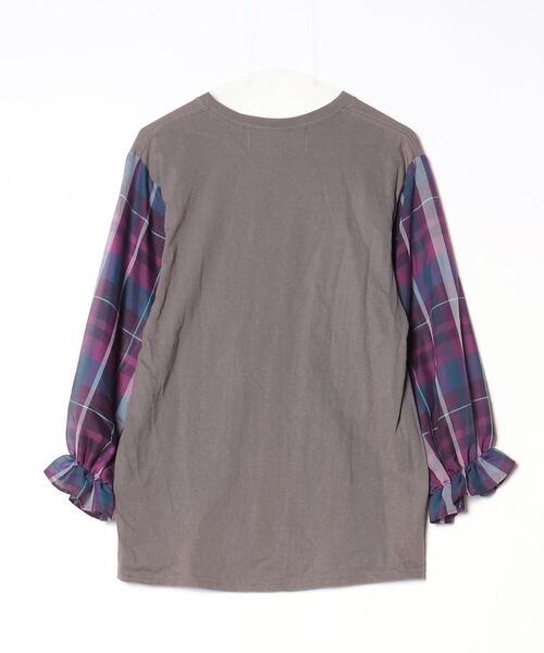 「dahl'ia」 長袖カットソー FREE グレー レディース_画像2