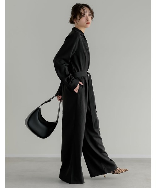 オールインワン 「2026S/S COLLECTION」「低身長/高身長サイズ有」ポーラカシュクールオールインワン レディース_6