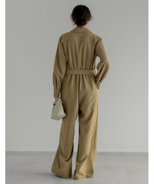オールインワン 「2026S/S COLLECTION」「低身長/高身長サイズ有」ポーラカシュクールオールインワン レディース_9