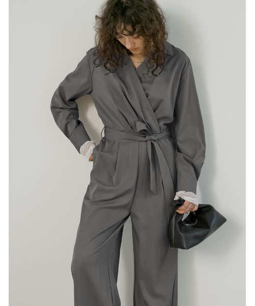 オールインワン 「2026S/S COLLECTION」「低身長/高身長サイズ有」ポーラカシュクールオールインワン レディース_16