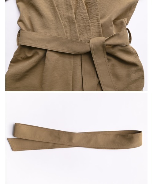 オールインワン 「2026S/S COLLECTION」「低身長/高身長サイズ有」ポーラカシュクールオールインワン レディース_18