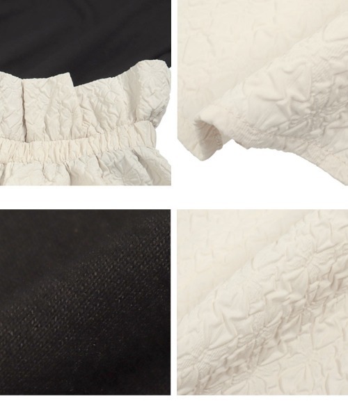 「KOBE LETTUCE」 ドッキングワンピース M ブラック×ブラック レディース_画像4