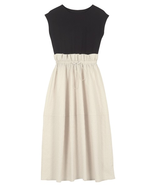 「KOBE LETTUCE」 ドッキングワンピース M ブラック×ブラック レディース_画像6