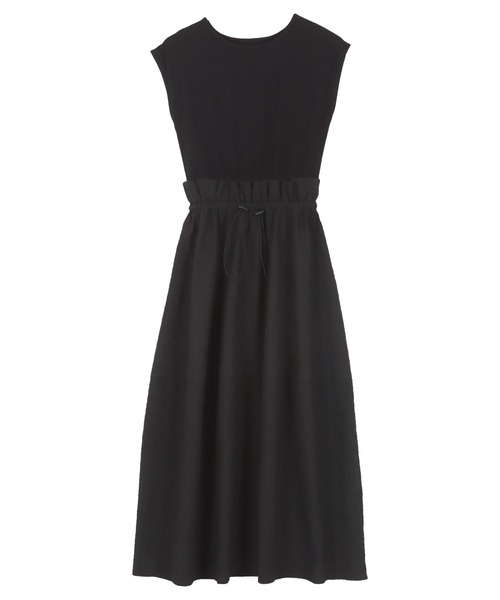 「KOBE LETTUCE」 ドッキングワンピース M ブラック×ブラック レディース_画像7