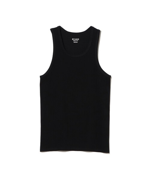 BEAMS（ビームス） タンクトップ New Rib Tank Top メンズ : ZOZOTOWN