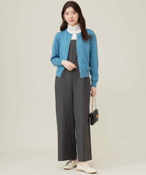 「ANY SIS」 ニットカーディガン 2 ベージュ レディース_画像6