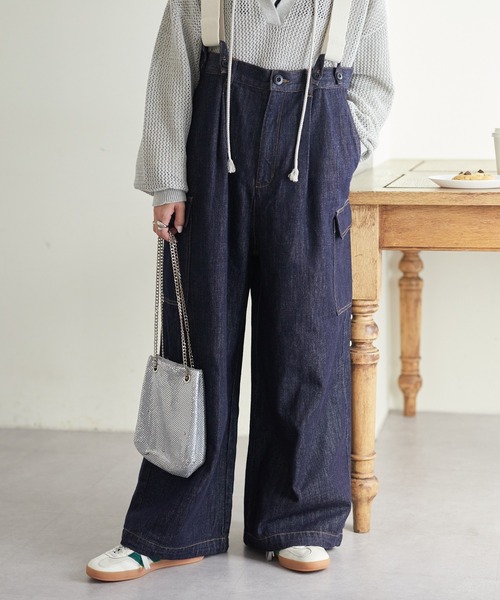 「CIAOPANIC TYPY」 デニムパンツ ONE SIZE ネイビー レディース_画像6