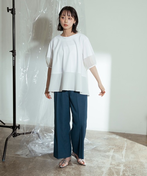 「Eimee Law」 半袖カットソー 38 ブラック レディース_画像2