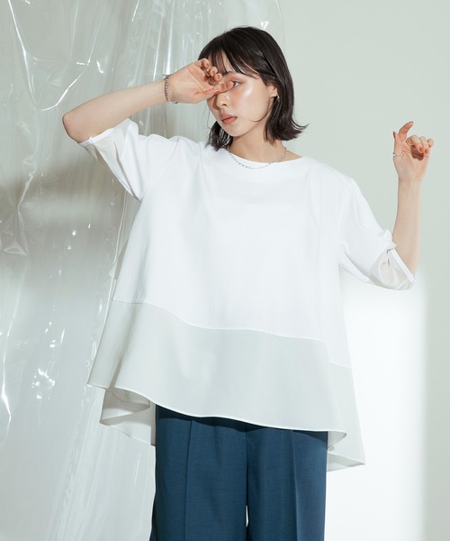 「Eimee Law」 半袖カットソー 38 ブラック レディース_画像6