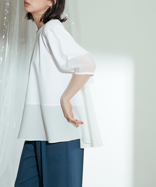 「Eimee Law」 半袖カットソー 38 ブラック レディース_画像7