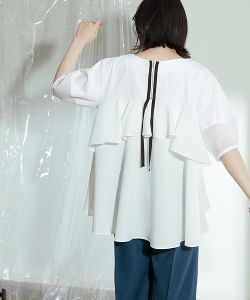 「Eimee Law」 半袖カットソー 38 ブラック レディース_画像9