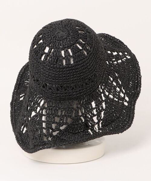 「ORIENT MILLINERY」 ハット FREE ブラック レディース_画像2