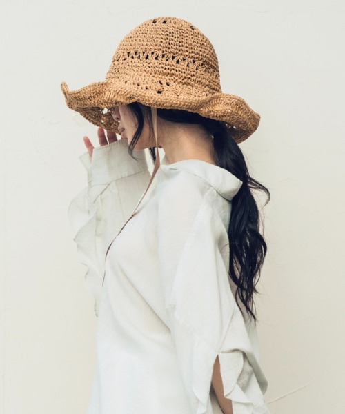 「ORIENT MILLINERY」 ハット FREE ブラック レディース_画像7