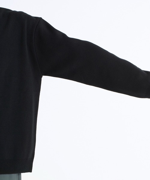 「CITY」 「STUDIOUS」長袖ニット 3 アイボリー メンズ_画像3