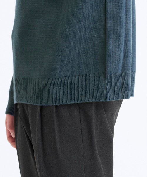 「CITY」 「STUDIOUS」長袖ニット 3 アイボリー メンズ_画像9