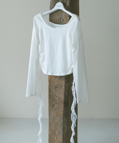 「VANNIE U」 長袖カットソー FREE グレー レディース_画像7