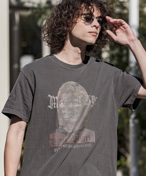 CAMBIO（カンビオ） tシャツ mt10255-ピグメントプリントT（Mark of