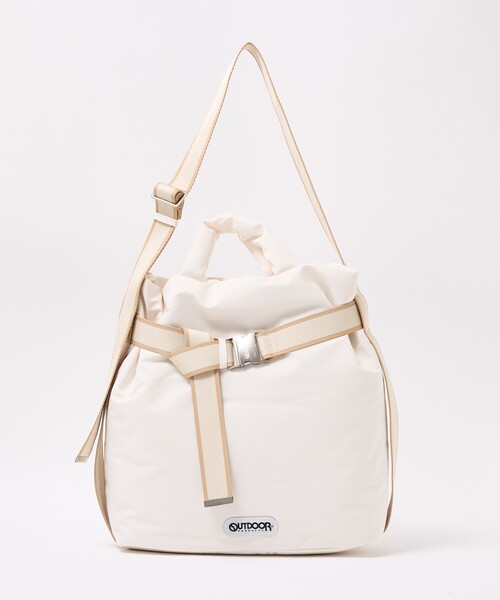 トートバッグ 「OUTDOOR PRODUCTS」2way Belt Tote(M) 2WAY ベルトトートバッグ A4対応 ショルダー付きの画像