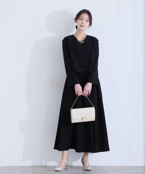 PourVous（プールヴー） 喪服 セレモニースーツ セットアップ 「洗える