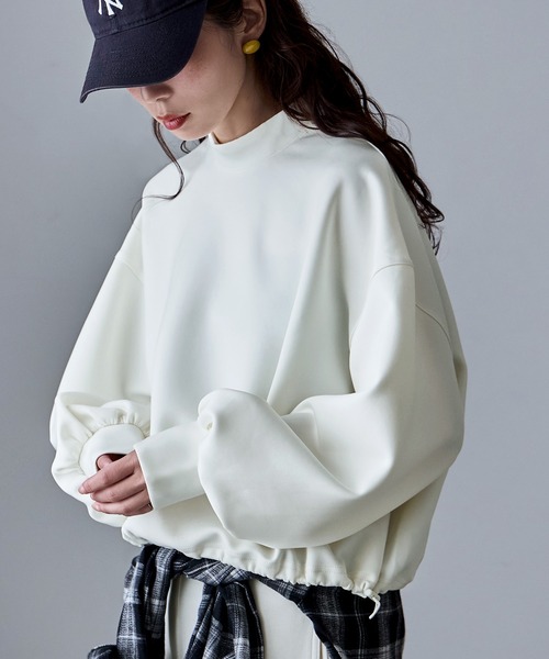 「etoll.」 長袖カットソー M ブラック レディース_画像3