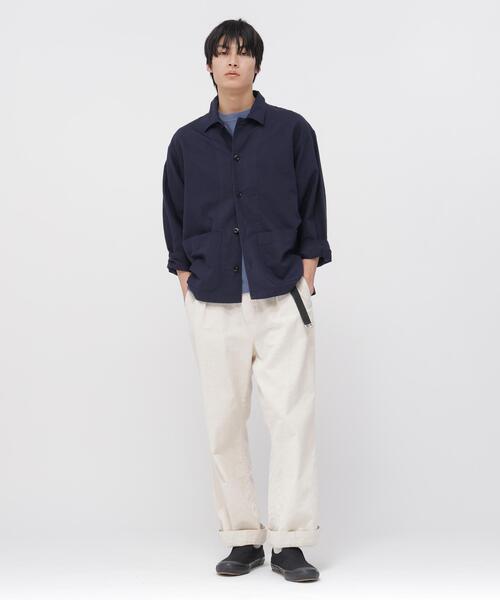 シャツ COTTON HEMP OXFORD メンズの画像