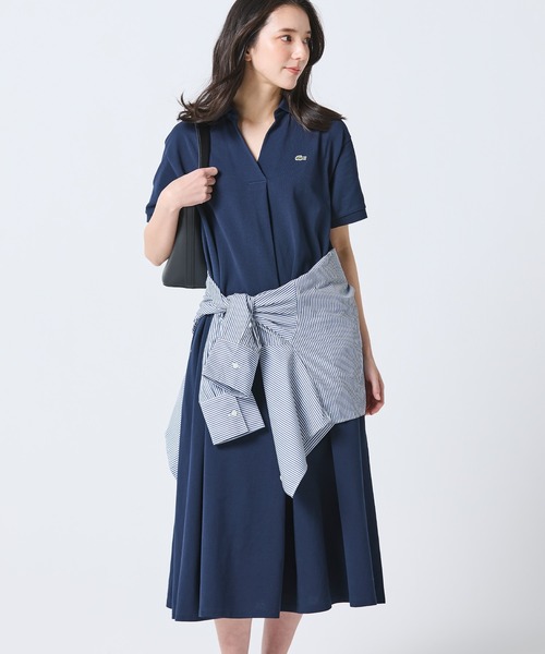LACOSTE（ラコステ） ワンピース スキッパーネックポロドレス / マキシ