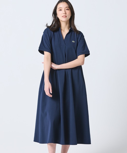LACOSTE（ラコステ） ワンピース スキッパーネックポロドレス / マキシ