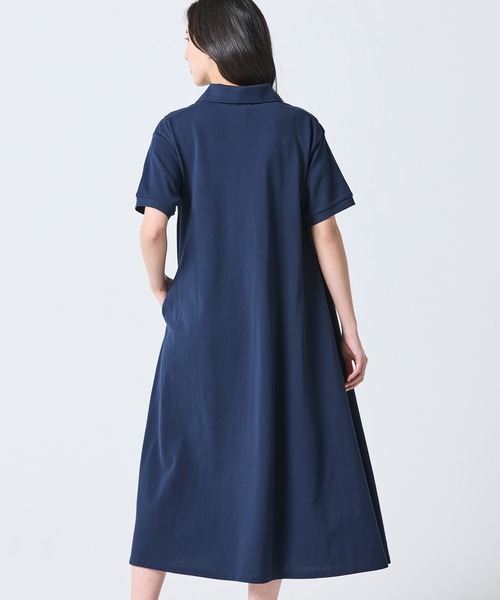 LACOSTE（ラコステ） ワンピース スキッパーネックポロドレス / マキシ