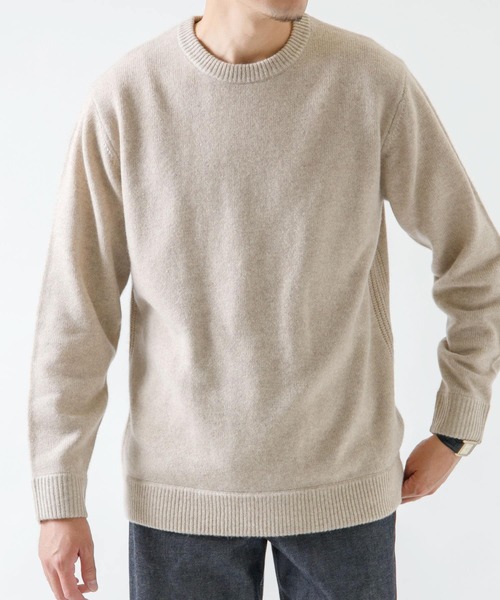 「URBAN RESEARCH ROSSO MEN」 長袖ニット X-LARGE ベージュ系その他 メンズ_画像2