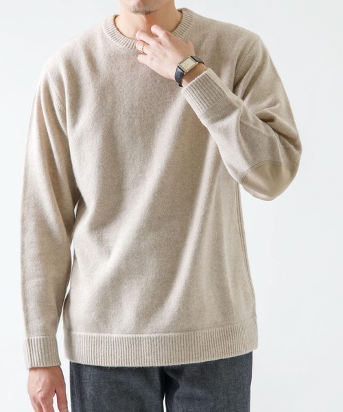「URBAN RESEARCH ROSSO MEN」 長袖ニット X-LARGE ベージュ系その他 メンズ_画像4
