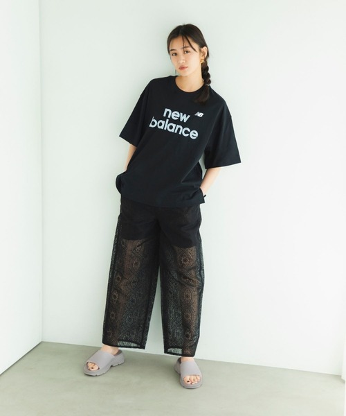 新品★BRIEFING パフォーマンス半袖Tシャツ 黒 レディースL New Balance（ニューバランス） tシャツ 半袖 ジャージグラフィックT