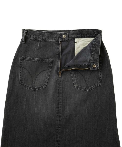 「HYSTERIC GLAMOUR」 デニムスカート 24inch ライトインディゴブルー レディースの画像
