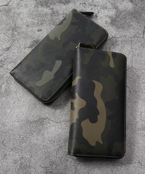 GROOVE GEAR（グルーブギア） 財布 本革 カモフラージュ 長財布 メンズ