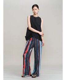 UN3D.（アンスリード） ワイドパンツ パンツ TIE-DYE STRIPE PT