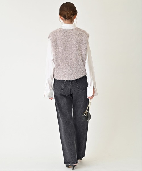 「SLOBE IENA」 デニムパンツ 36 サックスブルー レディース