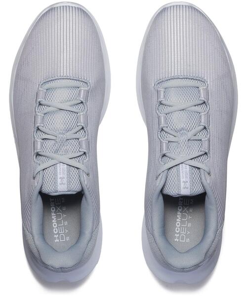 「UNDER ARMOUR」 ローカットスニーカー 28.0cm ブラック×ホワイト メンズ_画像3