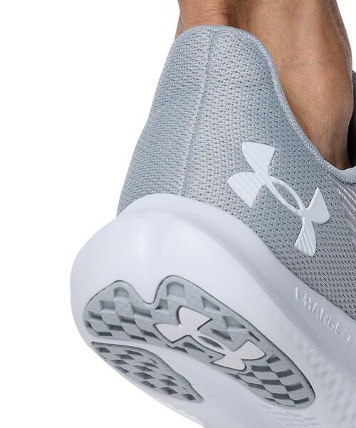 「UNDER ARMOUR」 ローカットスニーカー 28.0cm ブラック×ホワイト メンズ_画像9