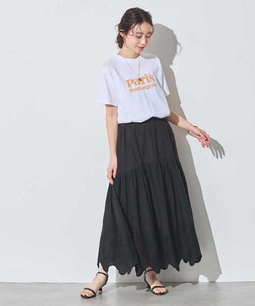 margaux スカート 裾レースギャザースカート : ZOZOTOWN Yahoo!店