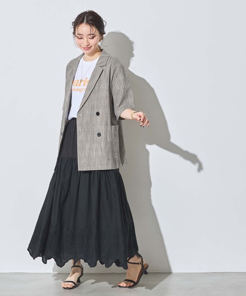 margaux スカート 裾レースギャザースカート : ZOZOTOWN Yahoo!店