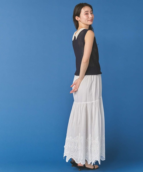 margaux スカート 裾レースギャザースカート : ZOZOTOWN Yahoo!店