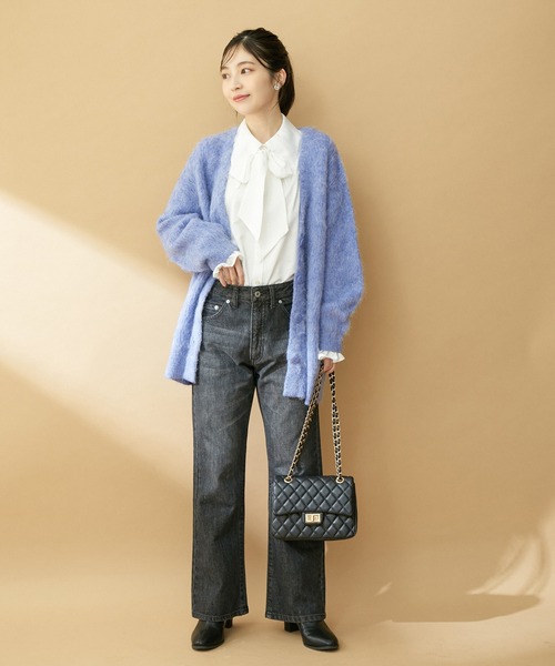 「VIS」 デニムパンツ S ブルー系その他 レディース_画像3