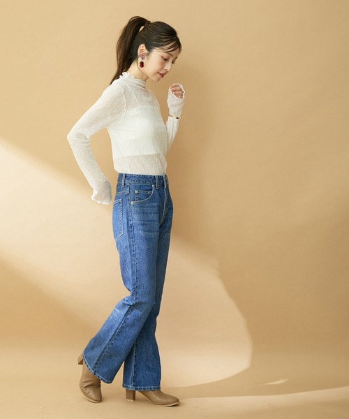 「VIS」 デニムパンツ S ブルー系その他 レディース_画像5