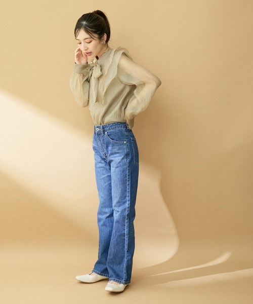 「VIS」 デニムパンツ S ブルー系その他 レディース_画像7