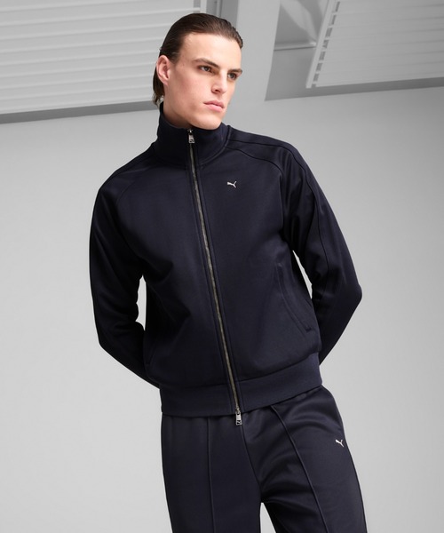 PUMA（プーマ） ジャージブルゾン X-LARGE ネイビー メンズ : ZOZOTOWN