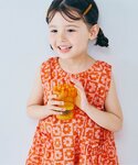 ワンピース イロチ買いしたい総柄フレアワンピー...の詳細画像4