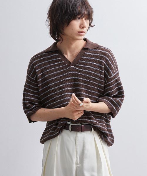 EMMA CLOTHES（エマクローズ） ポロシャツ 半袖 short sleeved skipper