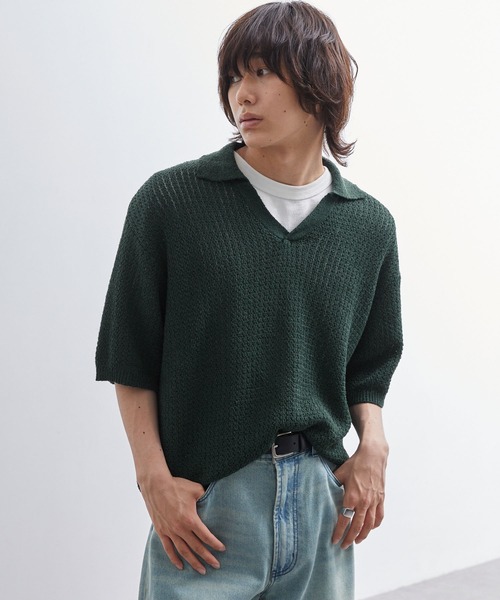 EMMA CLOTHES（エマクローズ） ポロシャツ 半袖 short sleeved skipper