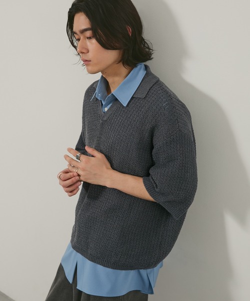 EMMA CLOTHES（エマクローズ） ポロシャツ 半袖 short sleeved skipper