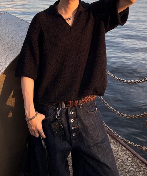 EMMA CLOTHES（エマクローズ） ポロシャツ 半袖 short sleeved skipper