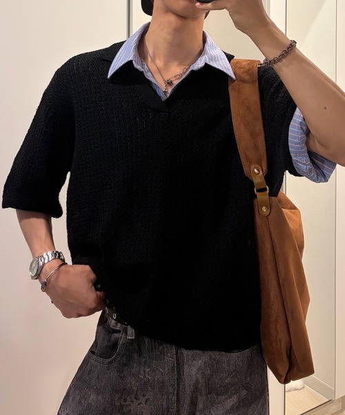 EMMA CLOTHES（エマクローズ） ポロシャツ 半袖 short sleeved skipper